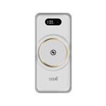 Banco de Alimentação de Bateria Externa Universal 10.000 mAh + Carregamento sem Fio Qi (4 conexões) Branco (IVA e Portes Incluídos) - Image 2