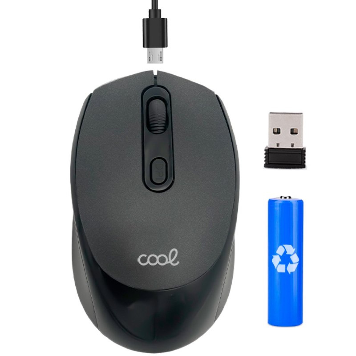 Rato sem Fio Silencioso ECO Recarregável (IVA e Portes Incluídos) - Image 1
