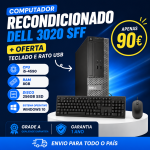 Computador Recondicionado Dell 3020 SFF + Oferta Teclado e Rato USB (IVA e Portes Incluídos)