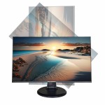Monitor Novo 27" FHD Giratório, Inclinável e Oscilante | Uso Vertical e Horizontal (IVA e Portes Incluídos)