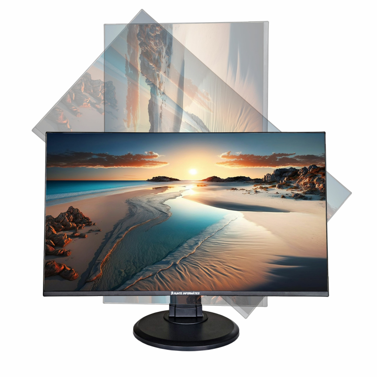 Monitor de computador PIP2700V de 27_1 Monitor Novo 27" FHD Giratório, Inclinável e Oscilante | Uso Vertical e Horizontal (IVA e Portes Incluídos) - Image 1