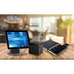 Pack POS Monitor 15.6" Tátil + Impressora Térmica 80mm + Gaveta Dinheiro Metálica Preta + OFERTA 30 Dias Software Faturação Online (IVA e Portes Incluídos)