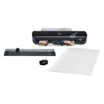 Pack Plastificadora Inspire + A4 125mic + Cisalha A4 Preto (IVA e Portes Incluídos)